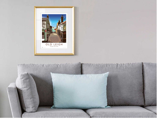 Old Leigh, Leigh-on-Sea, Southend Travel Poster