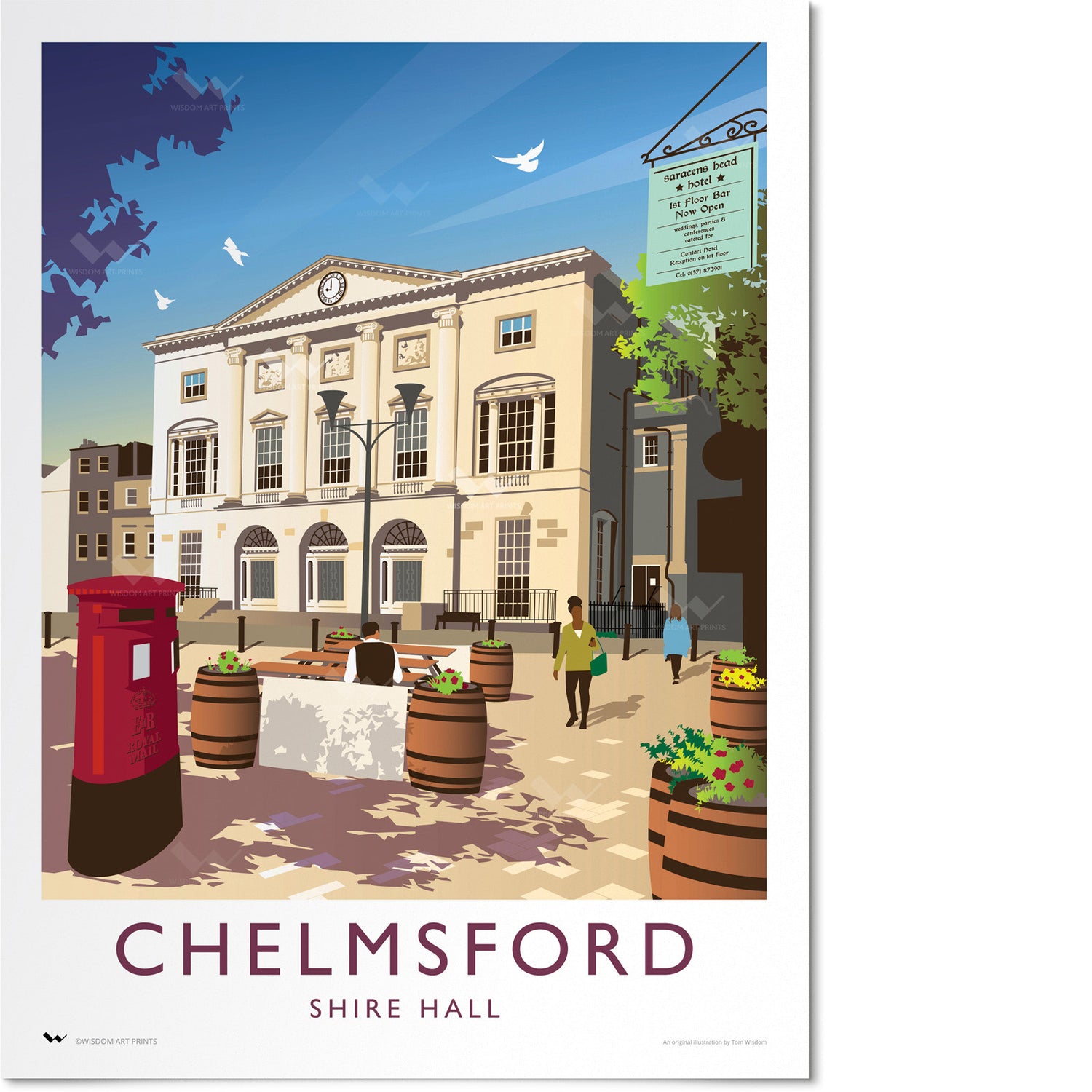 Shire Hall, Chelmsford Travel Poster