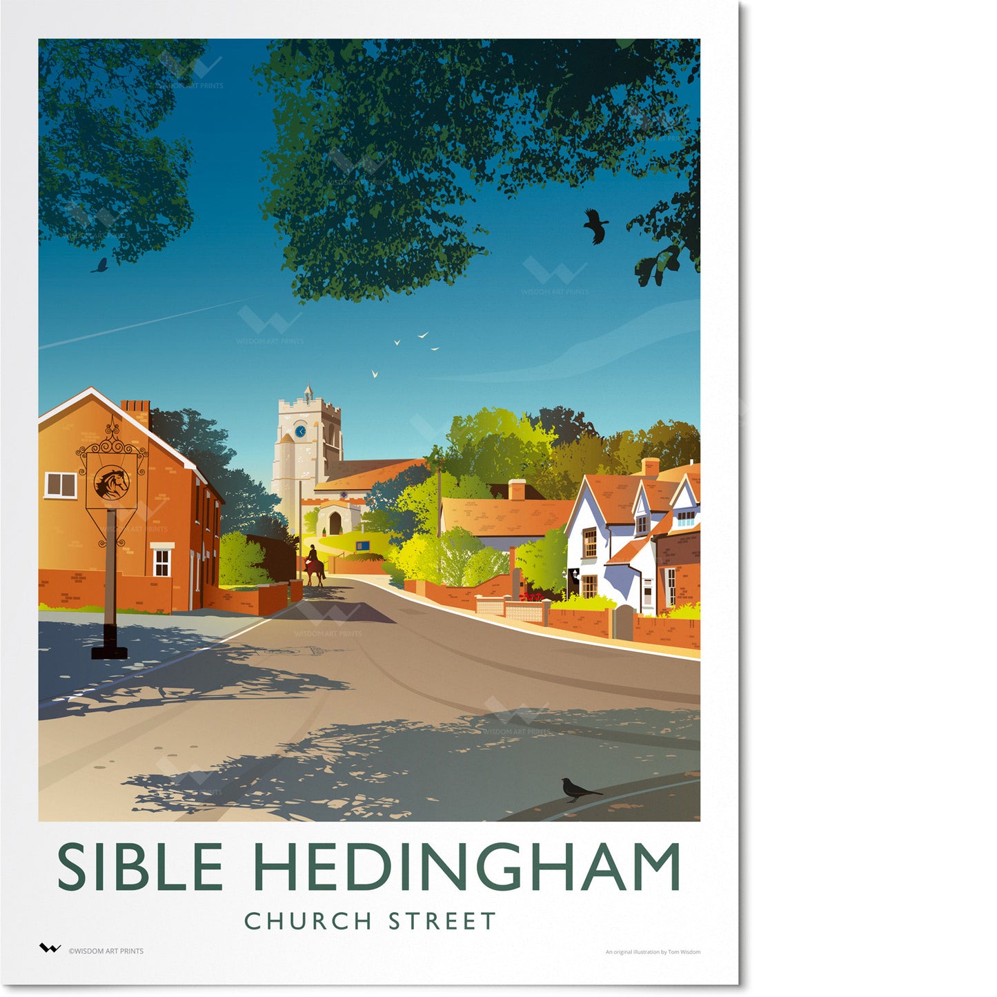 Sible Hedingham, Essex Travel Poster