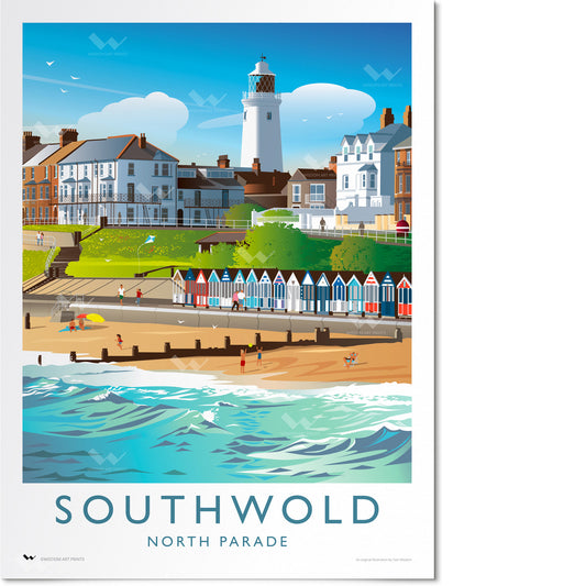 Southwold Travel Poster