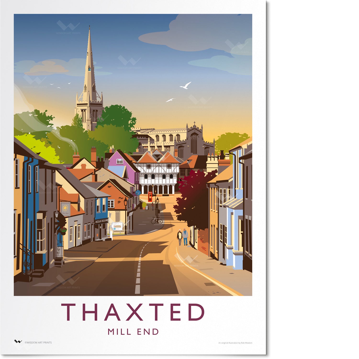 Thaxted, Essex Travel Poster