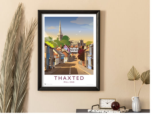 Thaxted Travel Poster