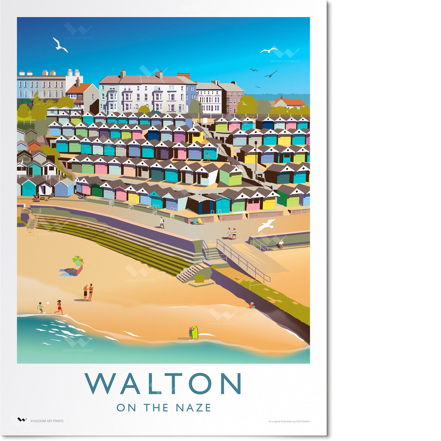 Walton-on-the-Naze travel poster