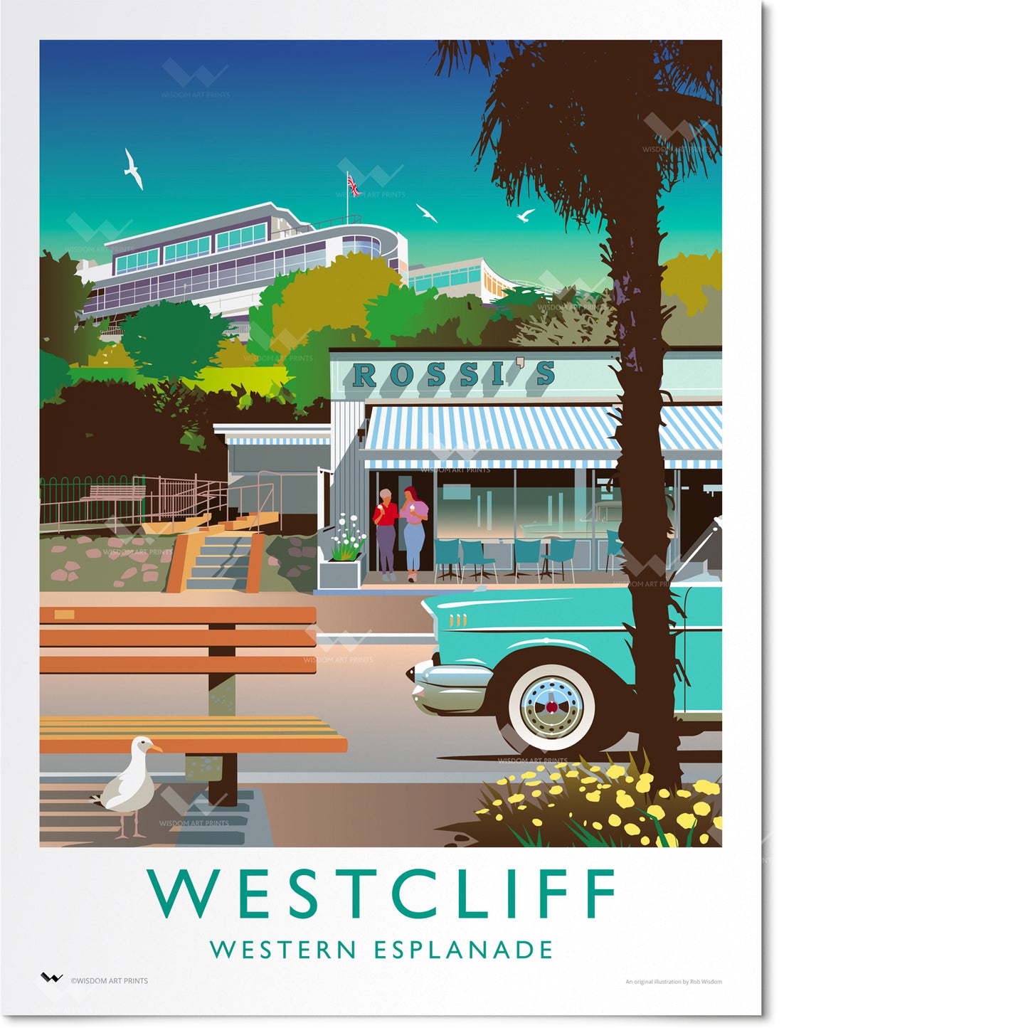 Westcliff-on-Sea Travel Poster