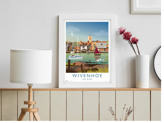 Wivenhoe Quay Travel Poster