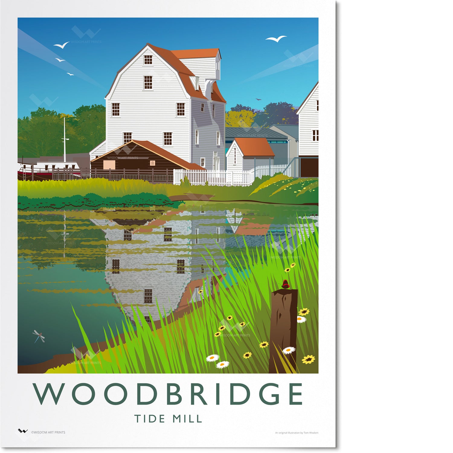Woodbridge Travel Poster