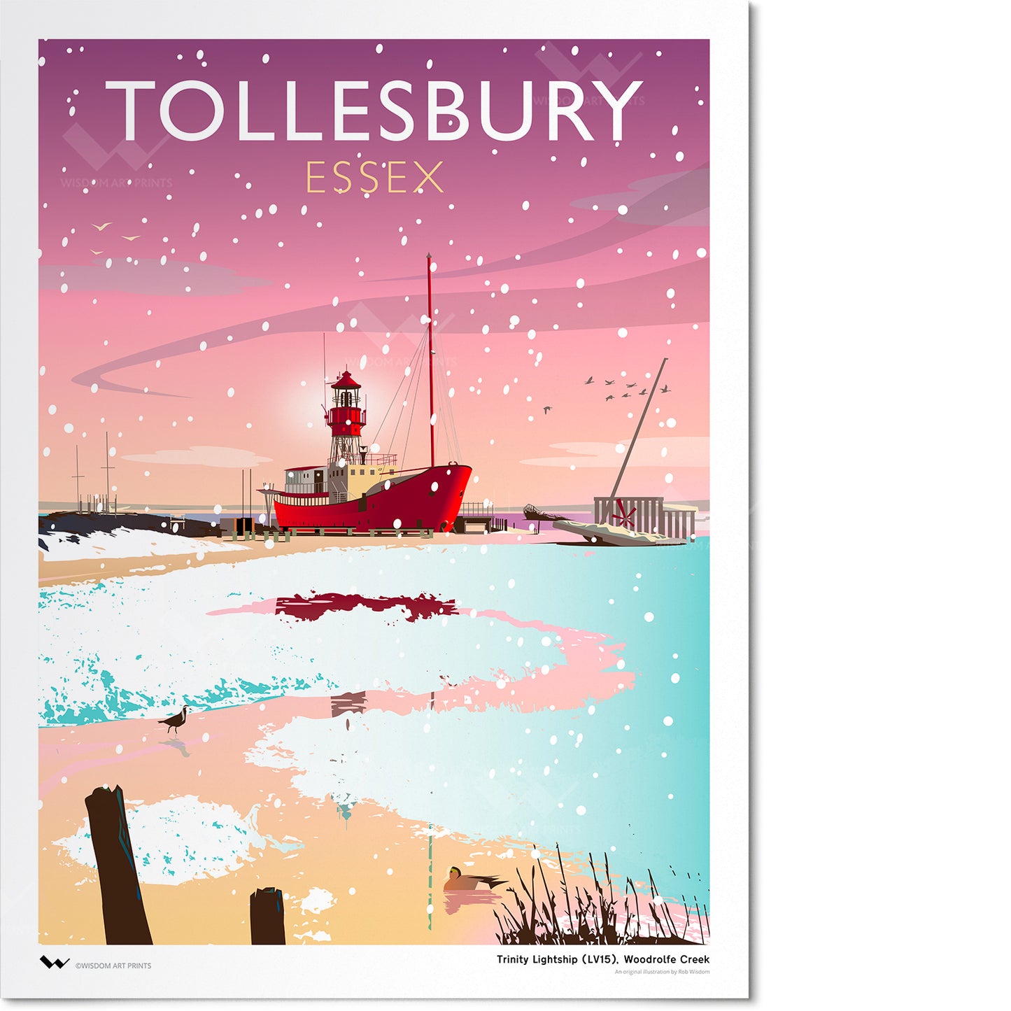 Tollesbury Lightship, Essex (Christmas)