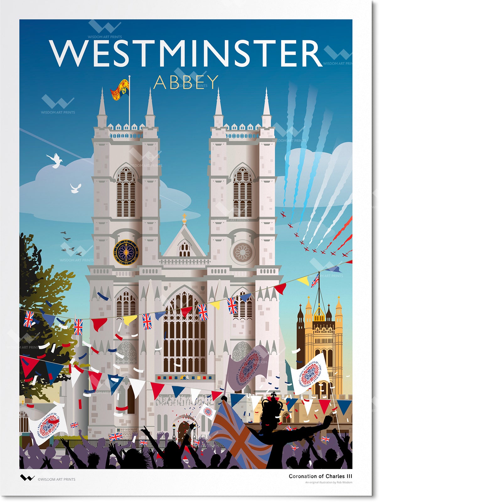 Commemorative Art Print for the Coronation of Charles III and Camilla