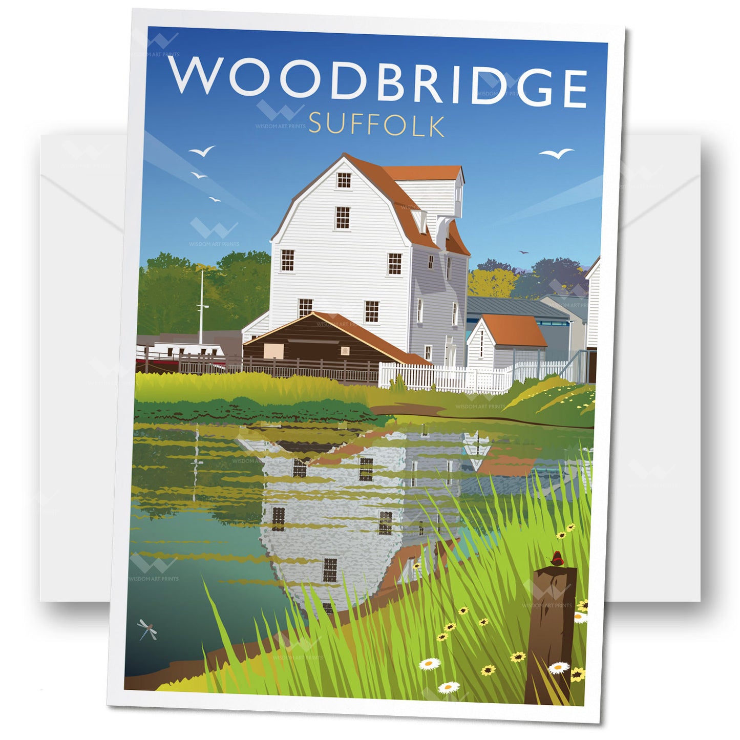 Woodbridge Tide Mill Greeting Card