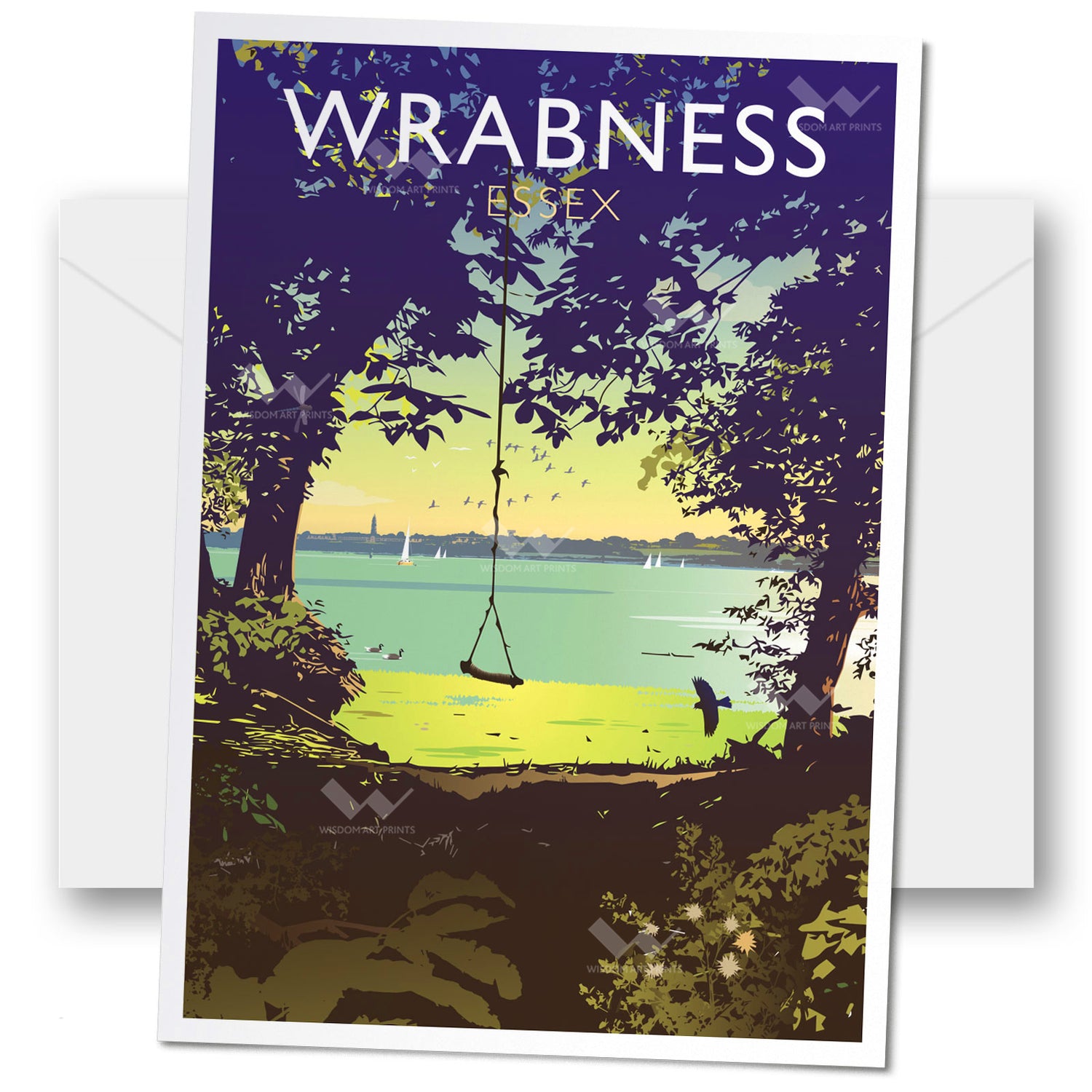 Wrabness, Essex Greeting Card