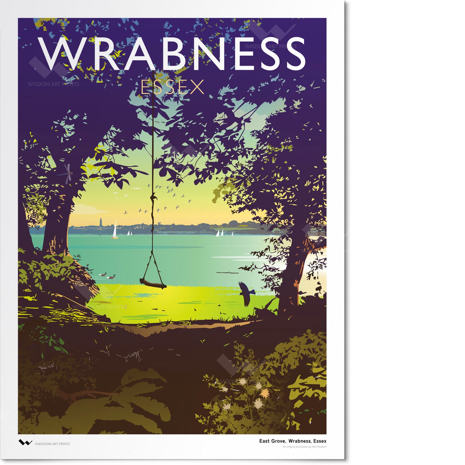 Wrabness, Essex Art Print