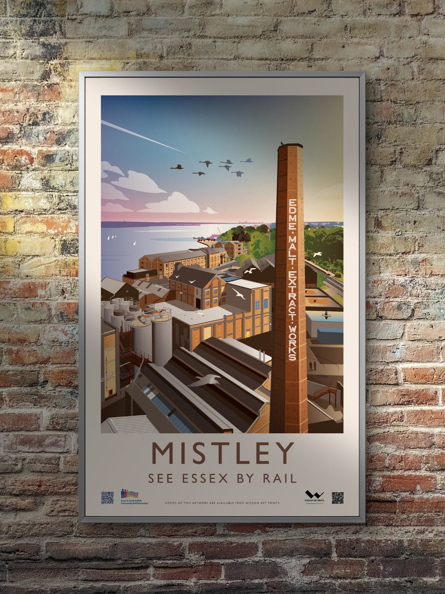 The Maltings, Mistley, Essex (Platform Poster)