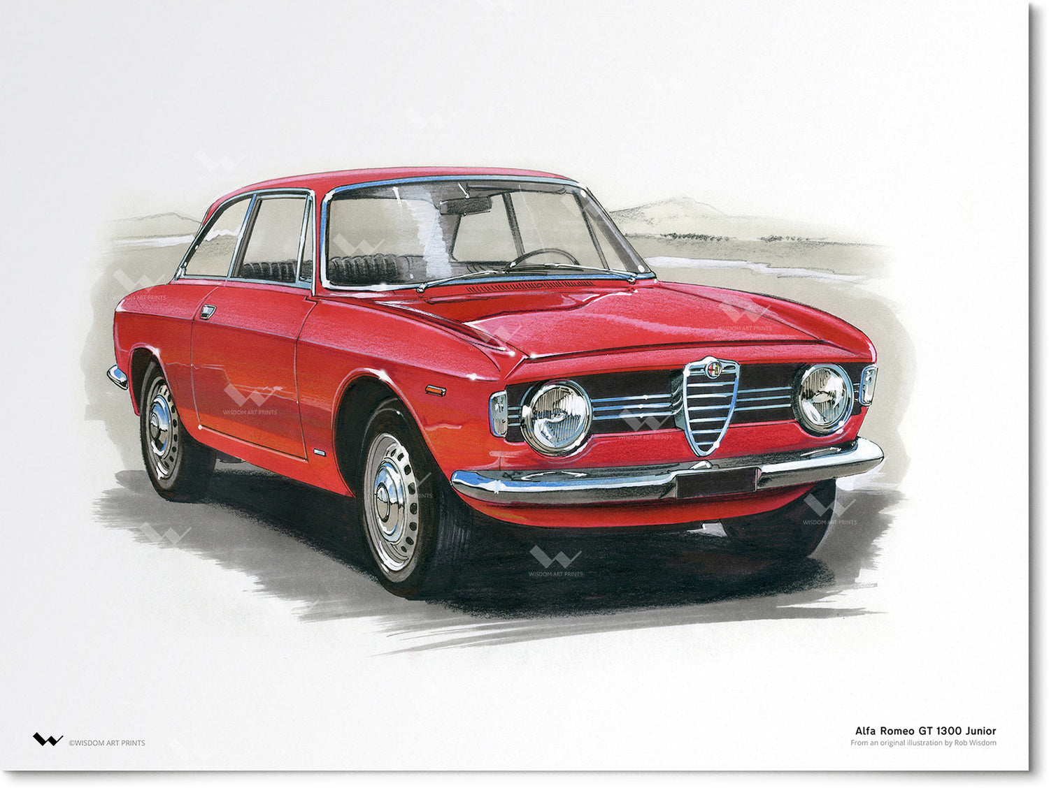 Alfa Romeo 1300 Junior Art Print