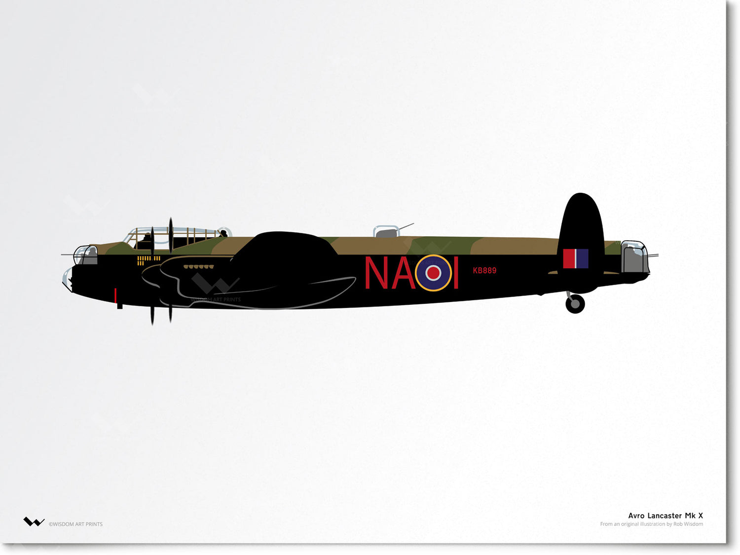 Avro Lancaster Art Print