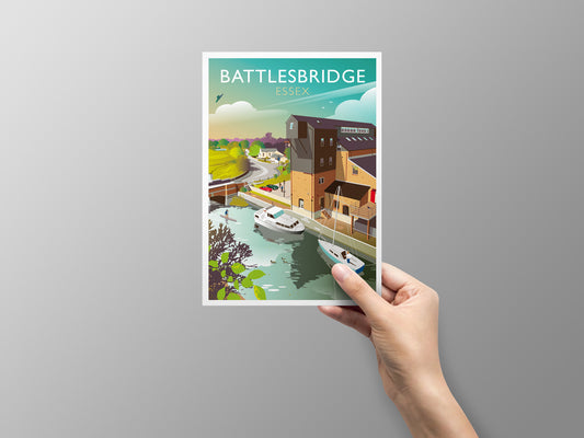 Battlesbridge Antiques Centre Greeting Card