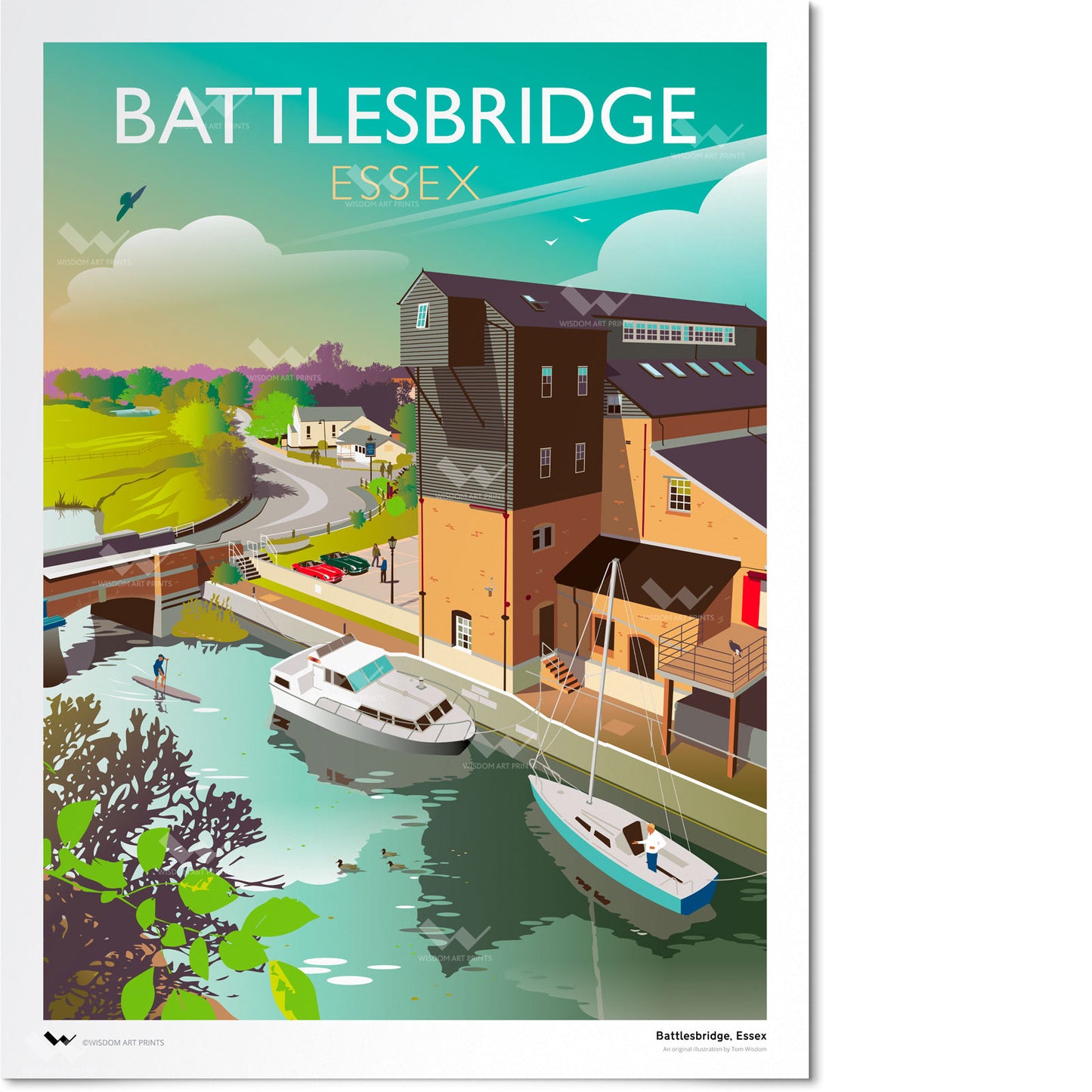 Battlesbridge, Essex Art Print
