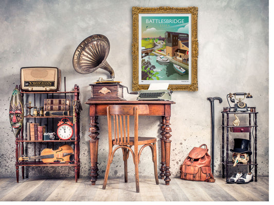 Battlesbridge, Essex Giclée Print