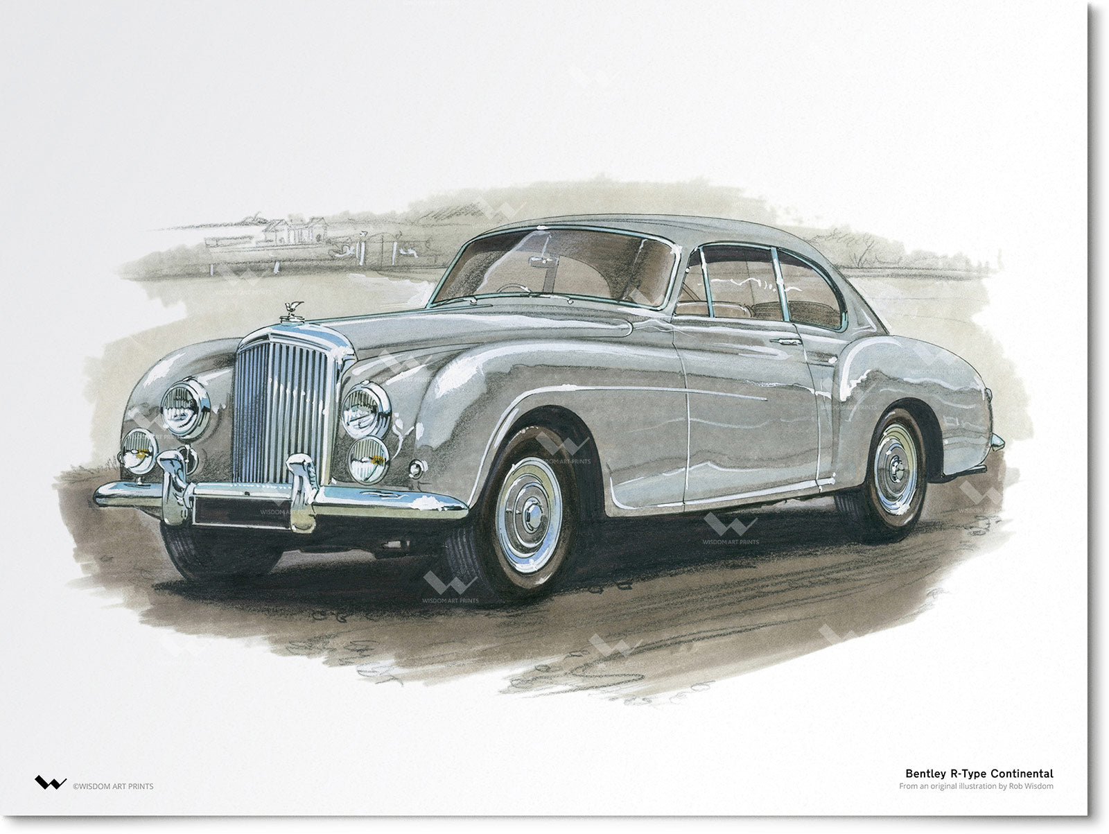 Bentley R-Type Continental – Wisdom Art Prints