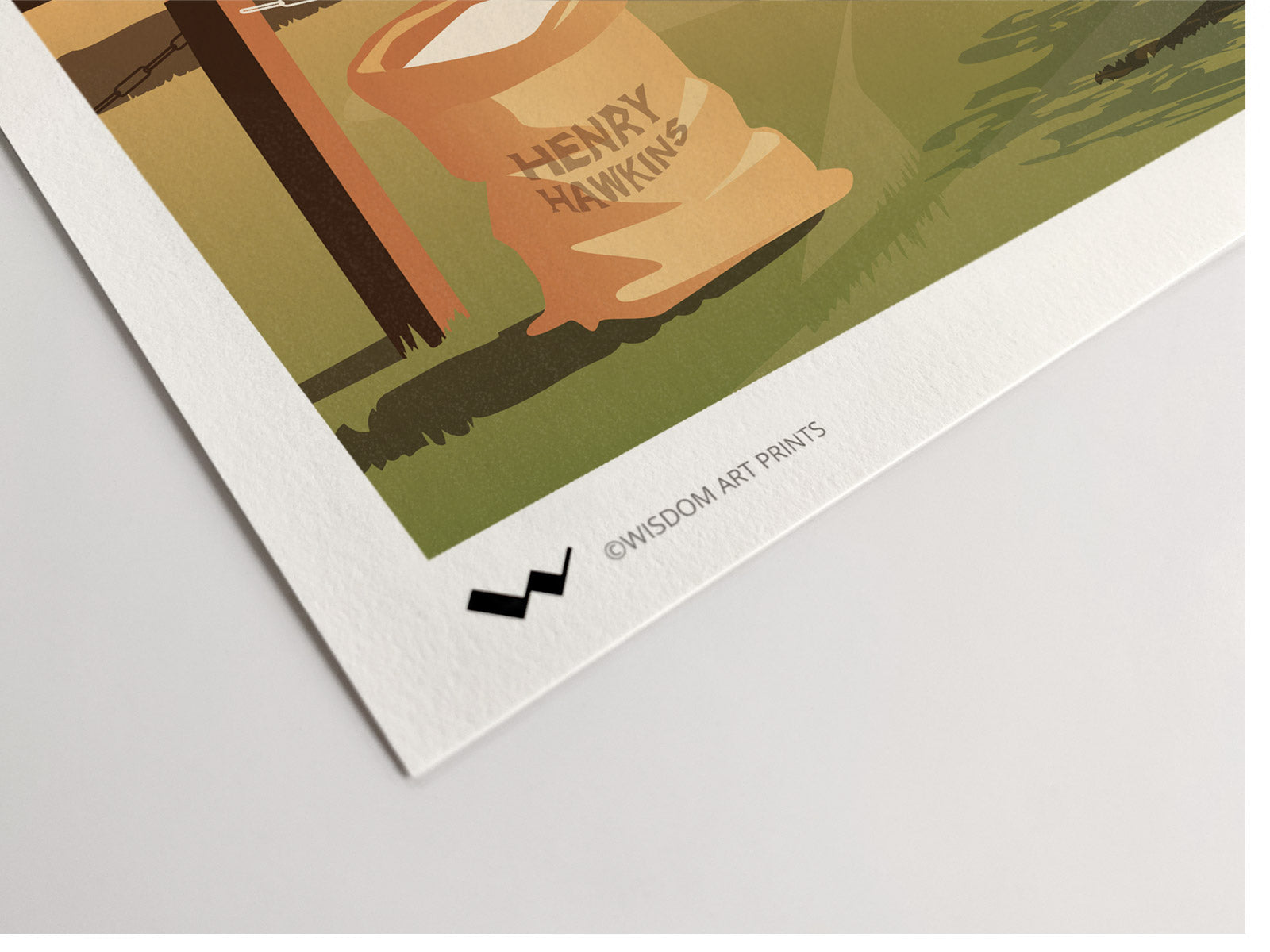 Essex illustration on 308gsm, 100% cotton art paper