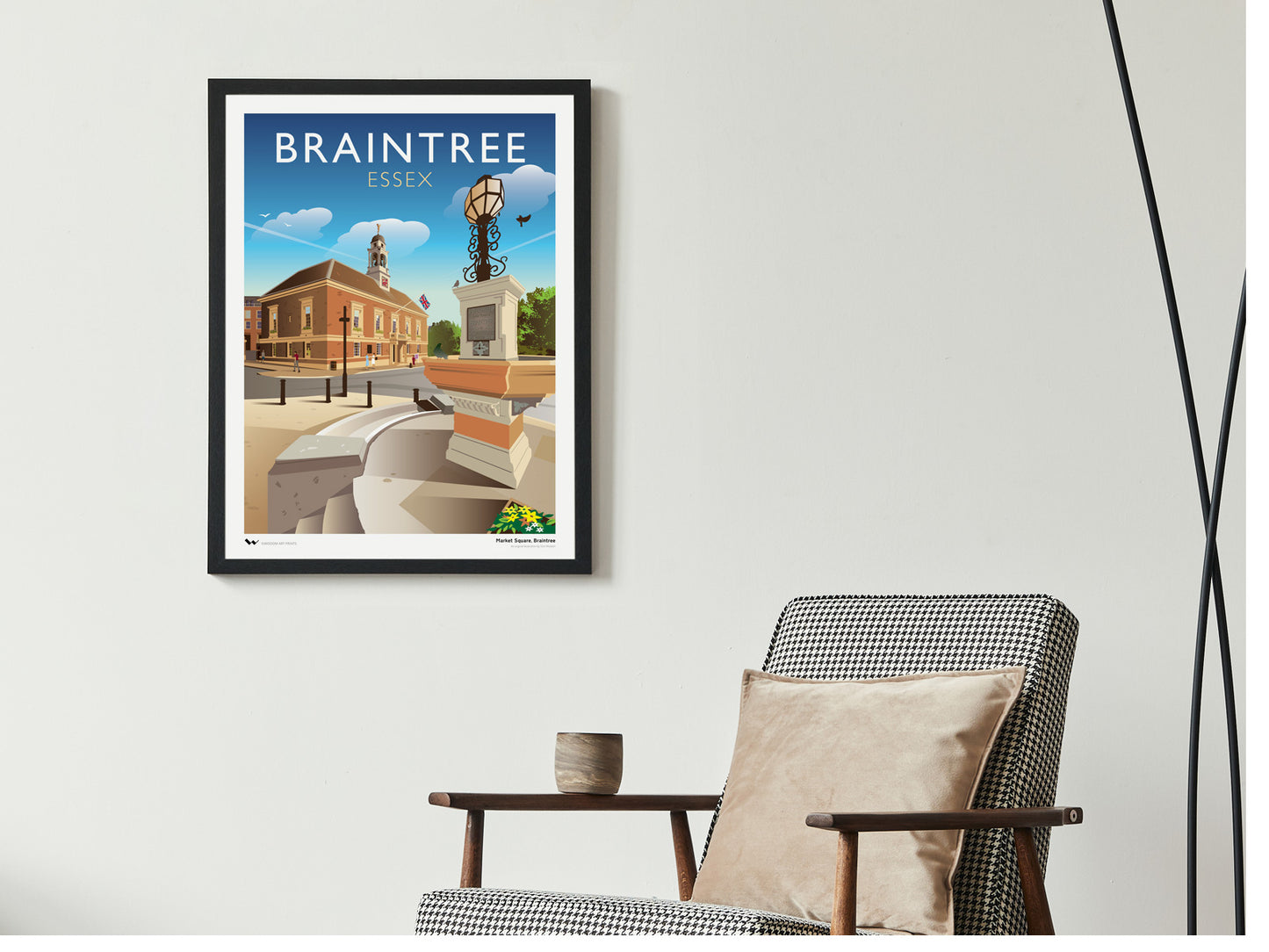 Braintree Town Hall, Market Square, Braintree Giclée Print