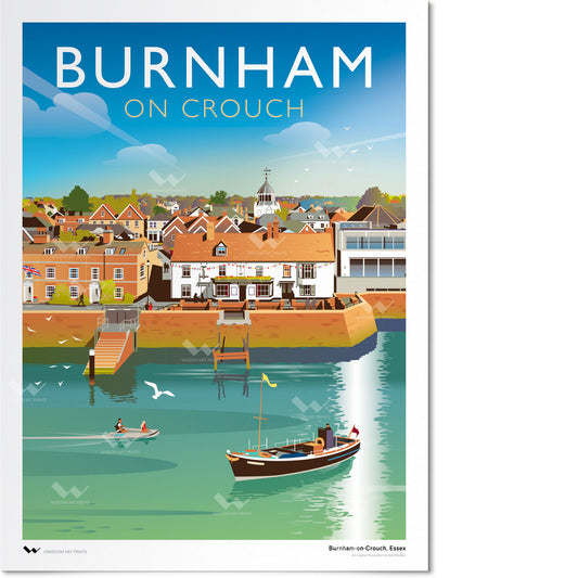 Burnham-on-Crouch, Essex Art Print