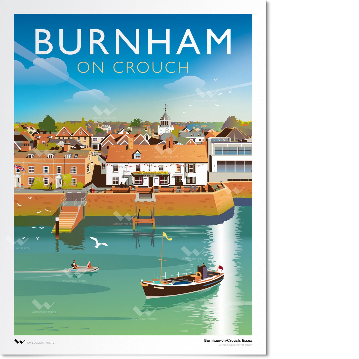 Burnham-on-Crouch, Essex Art Print