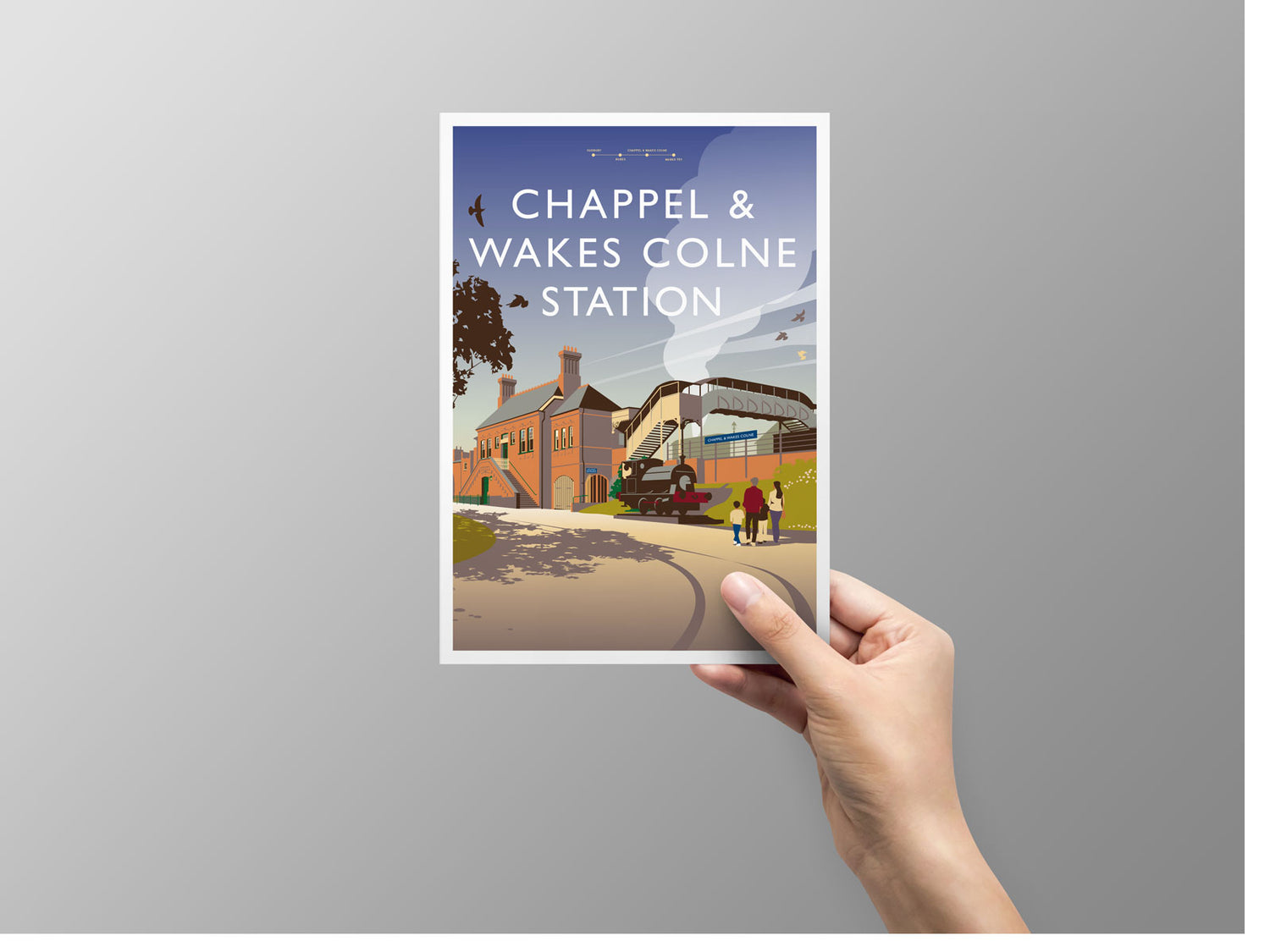 Chappel & Wakes Colne Greeting Card
