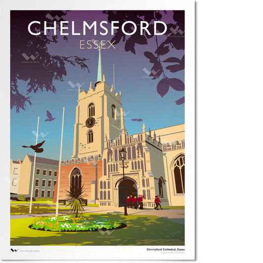 Chelmsford Cathedral, Essex Art Print