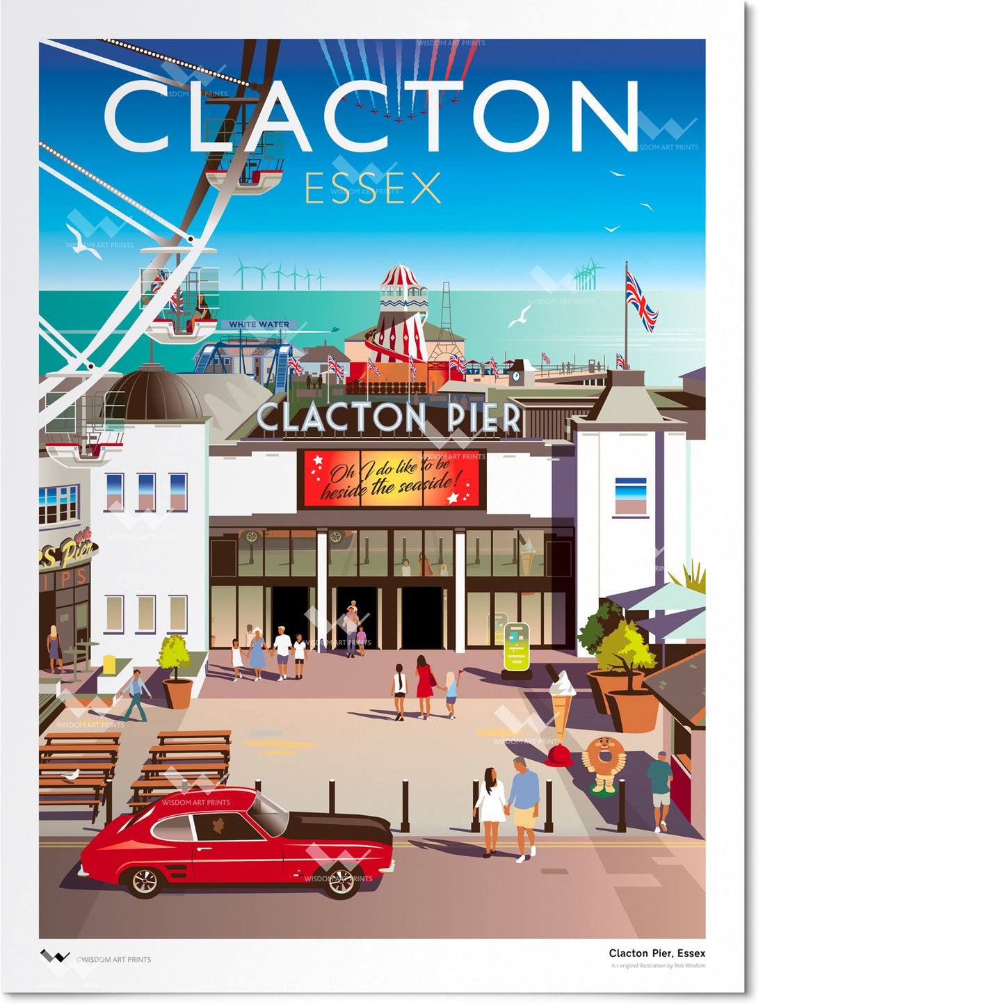 Clacton-on-Sea, Essex Art Print