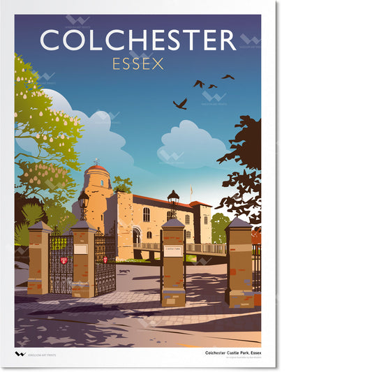 Colchester Castle, Essex Art Print