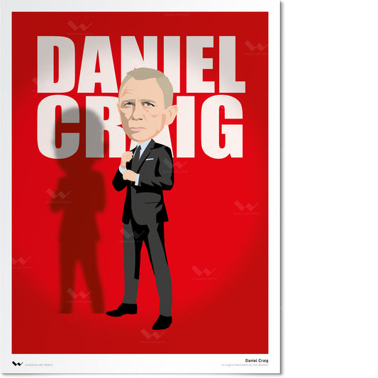 Daniel Craig Art Print