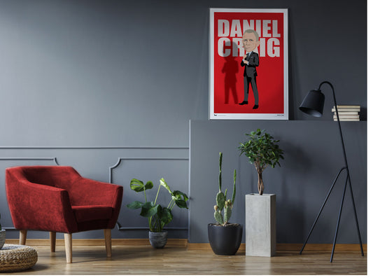 Daniel Craig (James Bond) Giclée Print