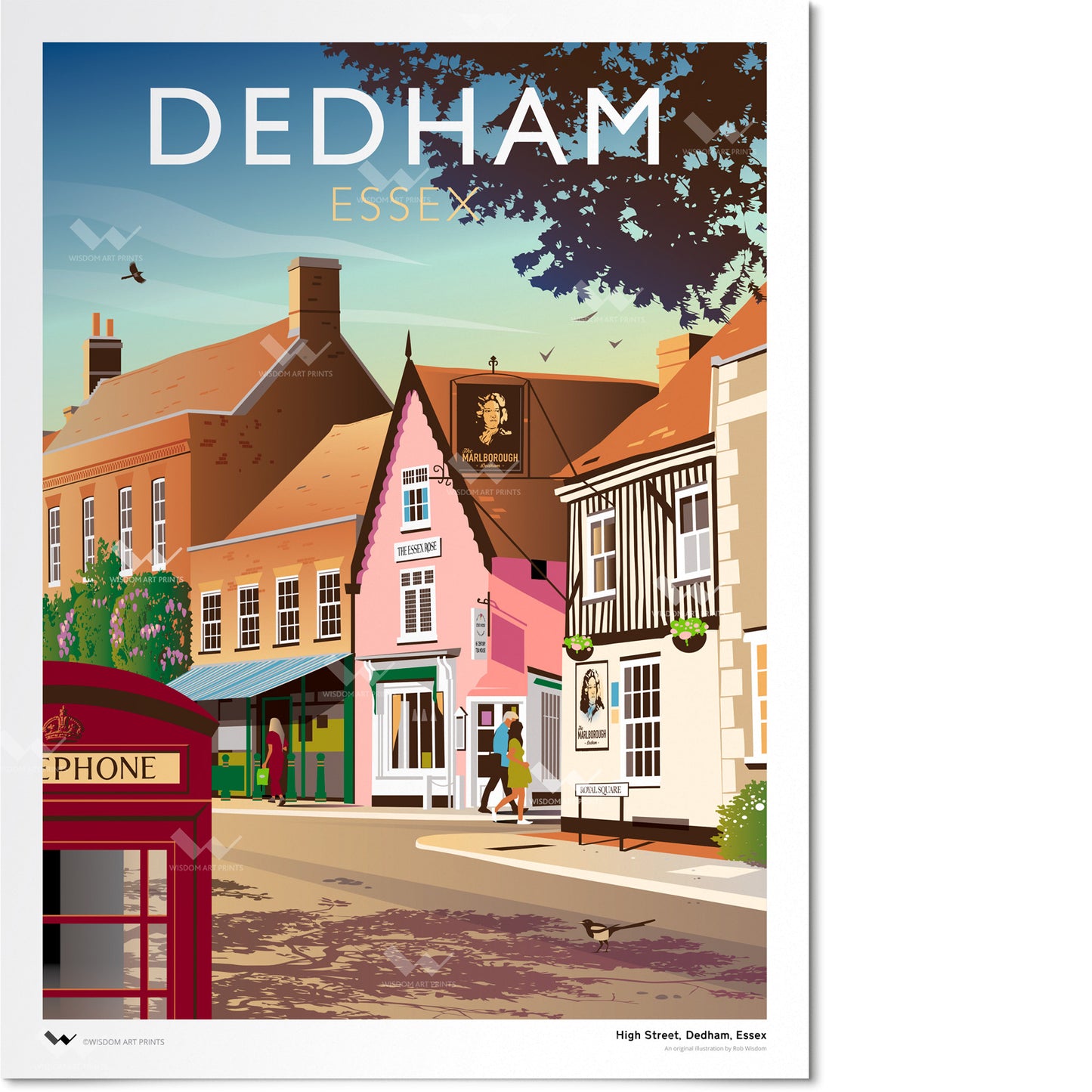 Dedham, Essex Art Print