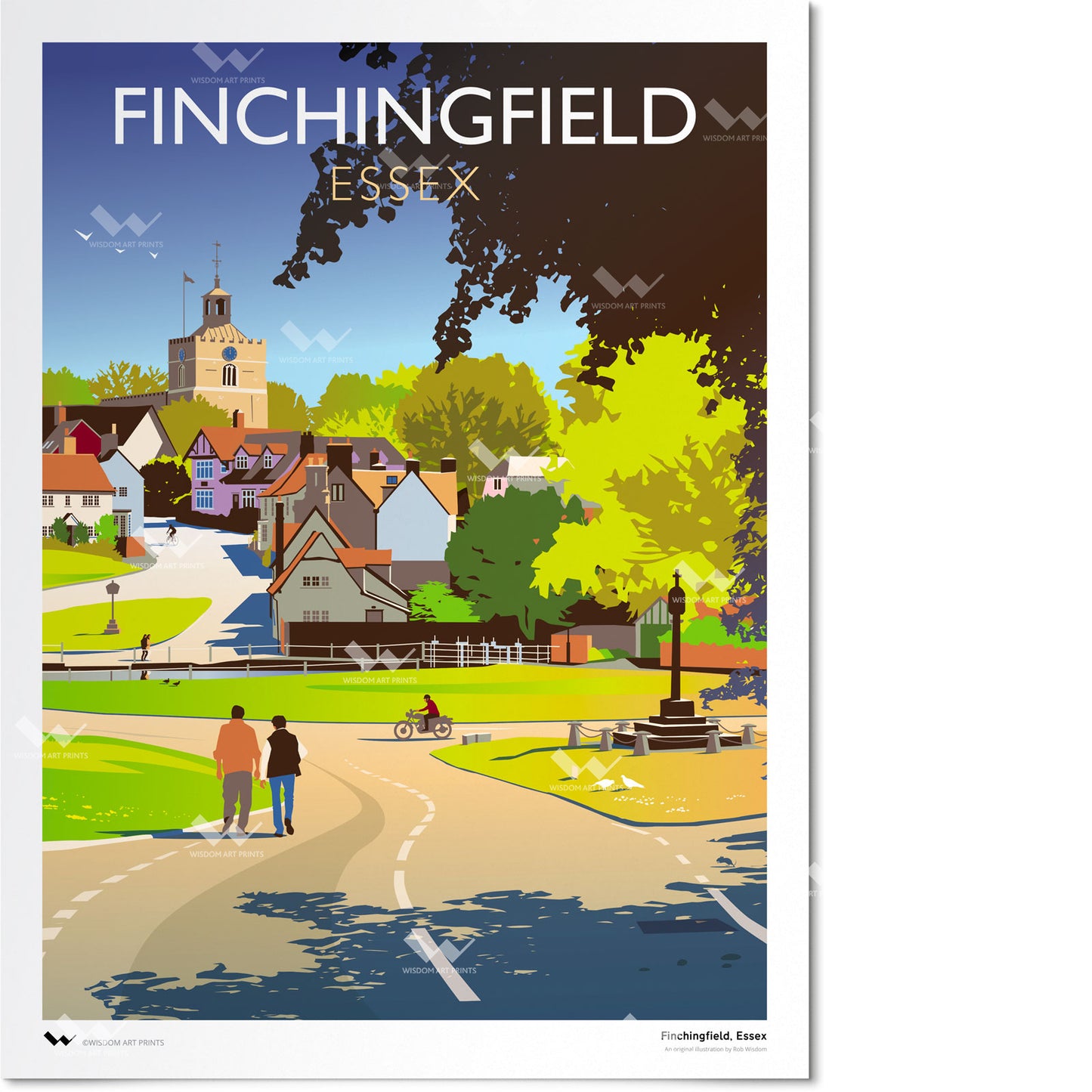 Finchingfield, Essex Art Print