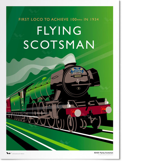 Flying Scotsman Giclée Art Print