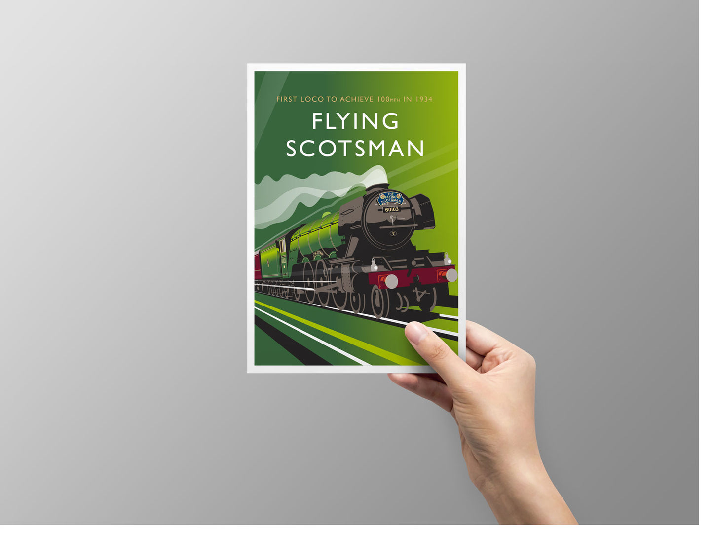 The Flying Scotsman Greeting Card