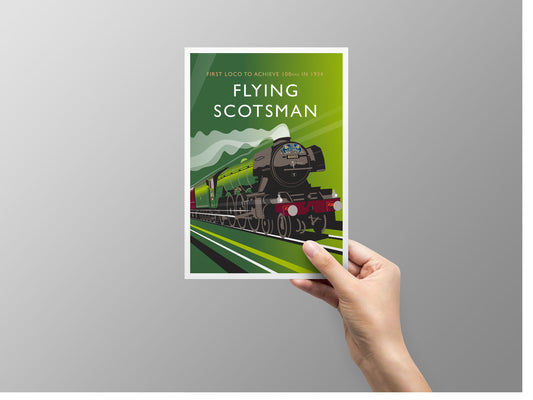 The Flying Scotsman Greeting Card