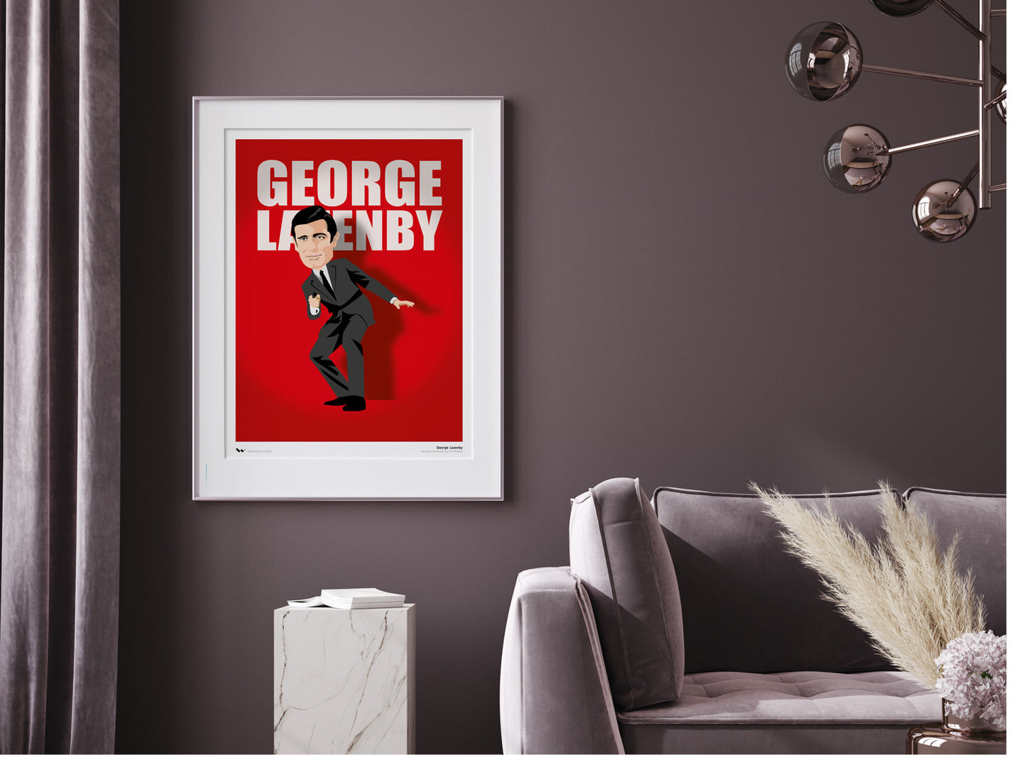 George Lazenby (James Bond) Giclée Print