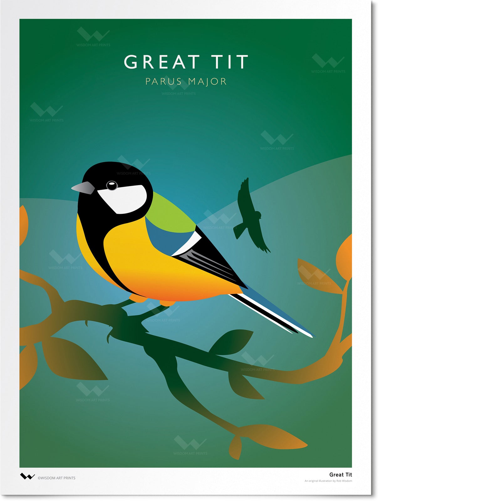 Great Tit Art Print