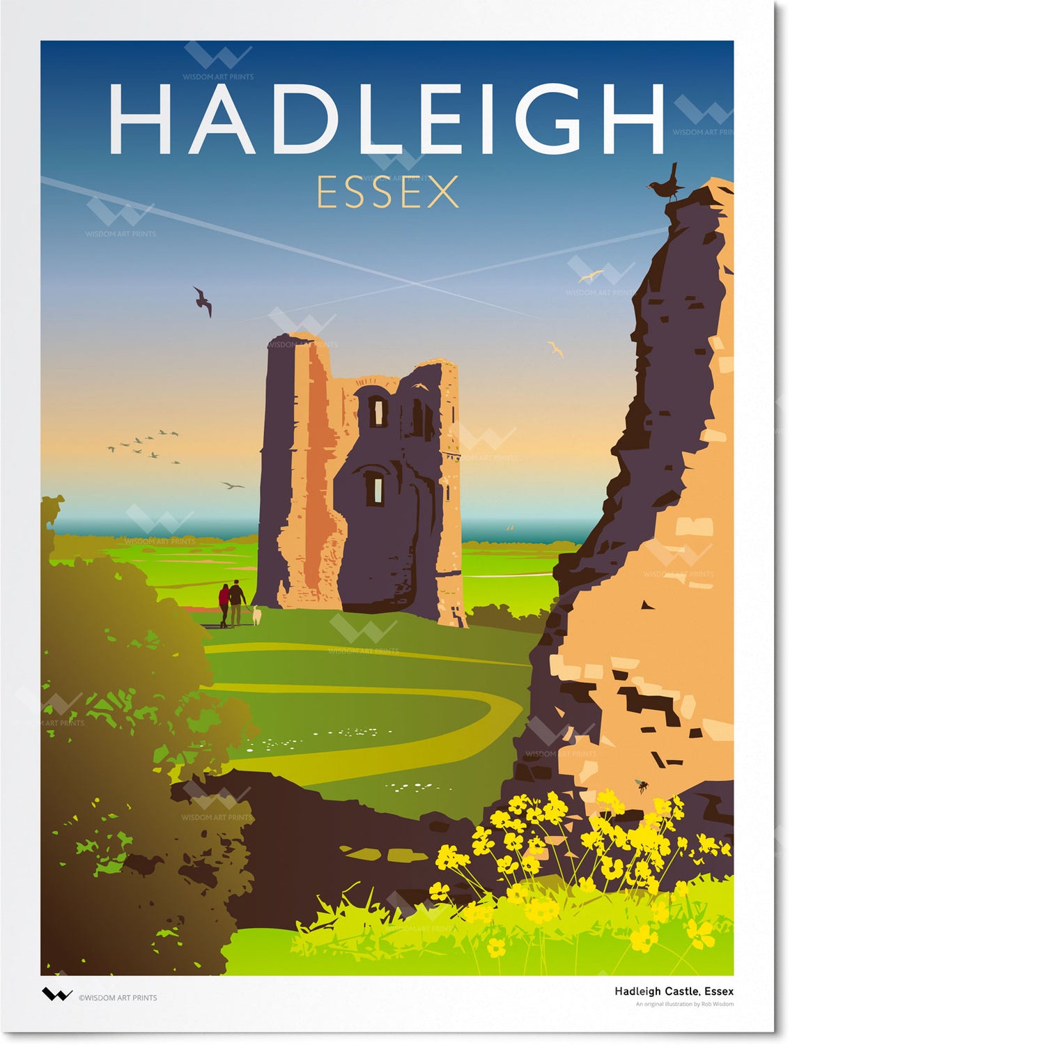 Hadleigh Castle, Essex Giclée Print