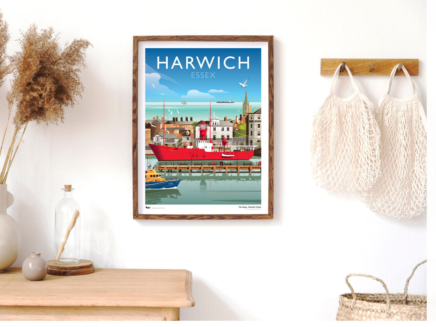 The Quay, Harwich, Essex Giclée Print