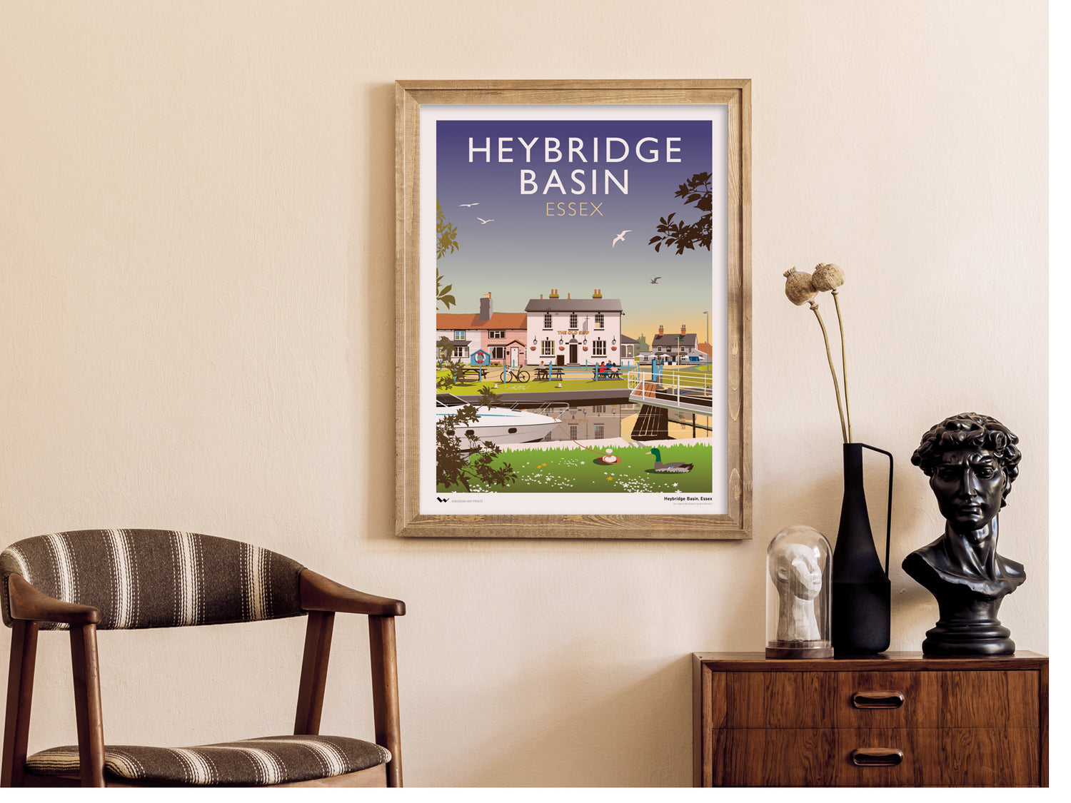 Heybridge Basin, Essex Giclée Print