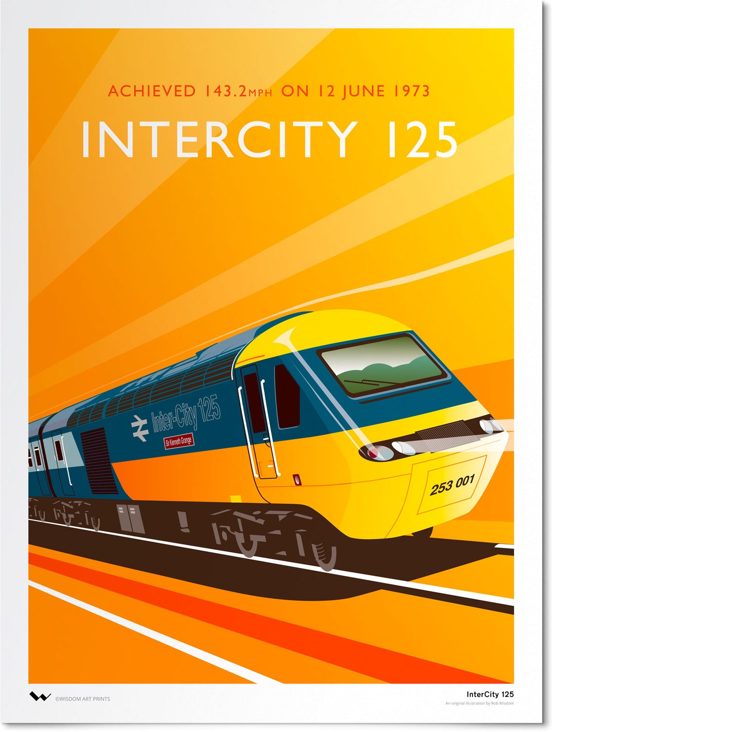 InterCity 125 Art Print