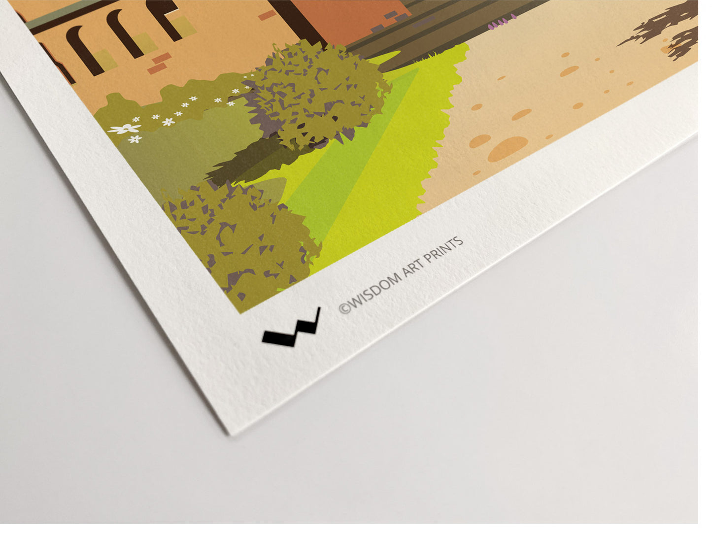 Layer Marney Tower, Essex art print on 100% cotton 308gsm textured Photorag art paper