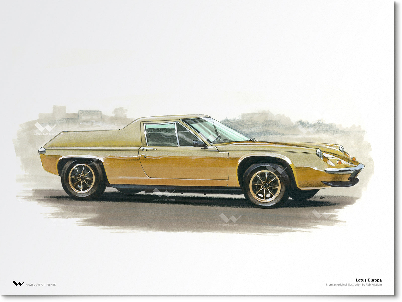 Lotus Europa Art Print – Wisdom Art Prints