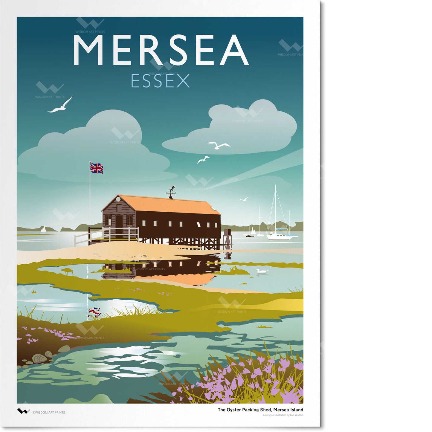 The Packing Shed, Mersea Island, Essex Giclée Print
