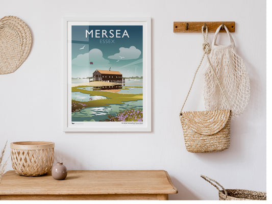 The Packing Shed, Mersea Island, Essex Art Print