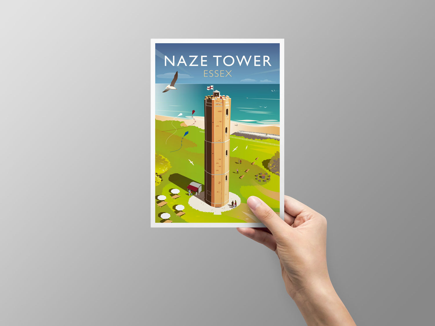 Naze Tower, Walton-on-the-Naze Greeting Card