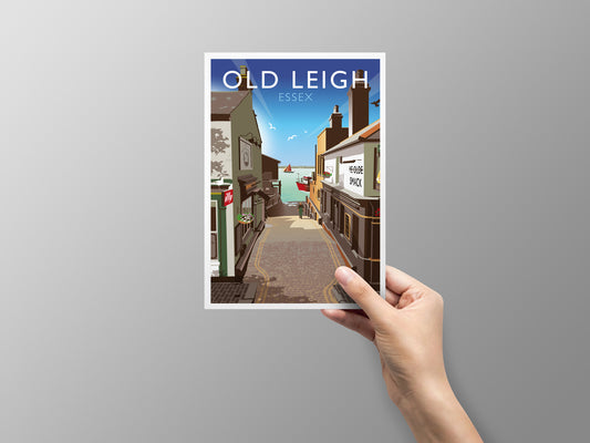Old Leigh, Leigh-on-Sea Greeting Card