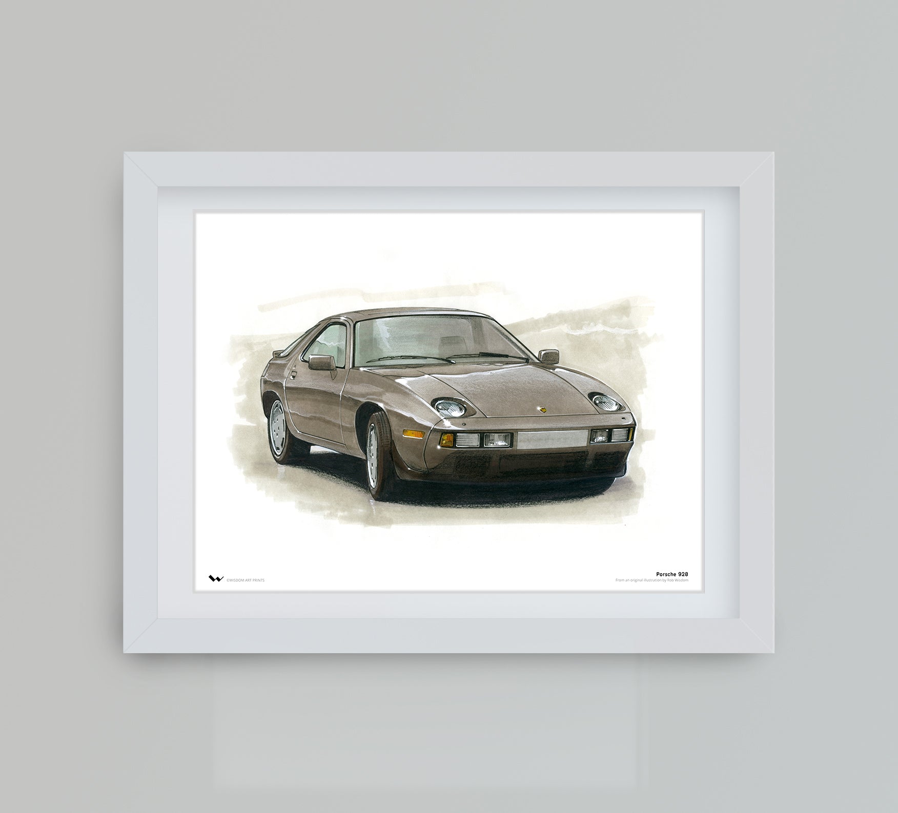 Porsche 928 Art Print – Wisdom Art Prints